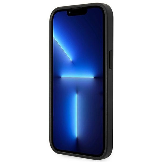 Karl Lagerfeld Huse pentru iPhone 14 Plus, Saffiano Karl's Head Patch, negru