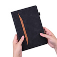Husă pentru Lenovo Tab M11, Classic, cu spațiu pentru stylus, negru