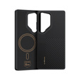 Carcasa BENKS Kevlar pentru Samsung Galaxy S25 Ultra, pentru MagSafe, Carbon Fiber, negru