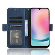 Cu clapetă pentru Samsung Galaxy A25 5G, Card Slot, albastru