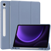 Husă pentru Samsung Galaxy Tab S9 FE, Smartcase cu spațiu pentru stylus, violet