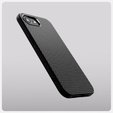 Carcasa Spigen pentru iPhone 16E, Liquid Air, negru + 9H Tempered Glass