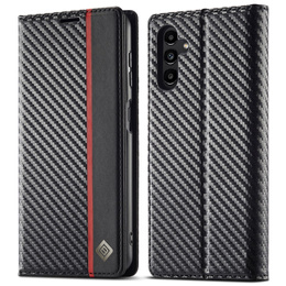 Carcasă cu clapetă pentru Samsung Galaxy A26, Carbon LC.IMEEKE, negru