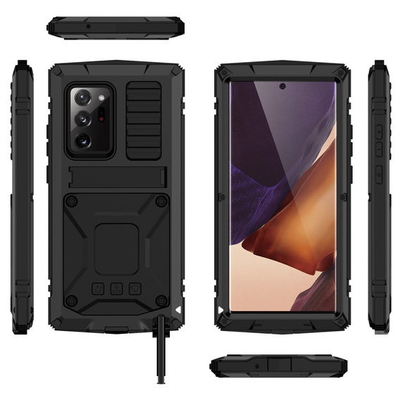 Husă blindată pentru Samsung Galaxy Note 20 Ultra, R-JUST, negru