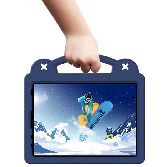 Husă pentru copii pentru iPad Air 10.9" 2022/2020 (5/4 gen.) / Pro 11" 2022/2021/2020 (4/3/2 gen.), Cute Patterns, cu suport, albastru închis