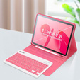 Carcasă + tastatură iPad 10.9 2022 10 Gen, Pen Slot, roz rose gold