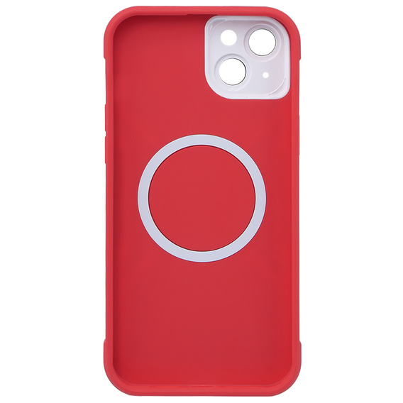 Husă pentru iPhone 15, ERBORD Armor Mag, roșu