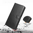 Cu clapetă pentru Oppo A5 5G / A5m, Crazy Horse Wallet, negru