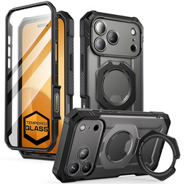 Carcasă Supcase pentru iPhone 17 Pro Max, Unicorn Beetle Grip Pro Mag, negru