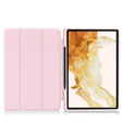 Husă pentru Samsung Galaxy Tab S10+ Plus, Smartcase cu spațiu pentru stylus, roz