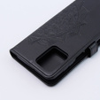 Cu clapetă pentru Motorola Moto G54 5G, Mandala, negru