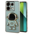 Carcasă pentru Xiaomi Redmi Note 13 Pro 5G, Astronaut, verde + sticlă călită 9H