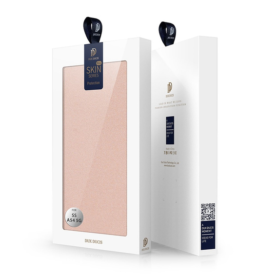 Dux Ducis Huse pentru Samsung Galaxy A54 5G, Skinpro, roz rose gold