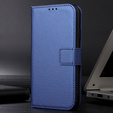 Cu clapetă pentru Realme C55, Wallet, Smart Magnet, albastru