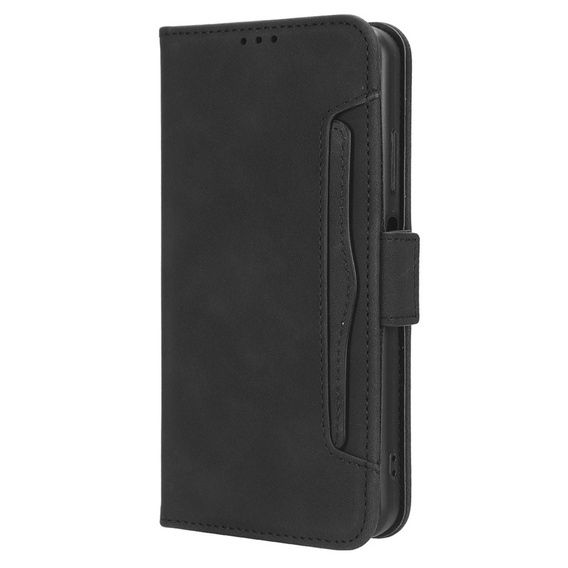 Cu clapetă pentru Samsung Galaxy S23 FE, Card Slot, negru