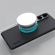 Husa NILLKIN pentru Samsung Galaxy S25 Edge, Frosted Shield, pentru MagSafe, negru
