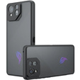 Carcasă pentru ASUS ROG Phone 8 Pro, Fusion Hybrid, cu protecție pentru camera foto, mat / negru