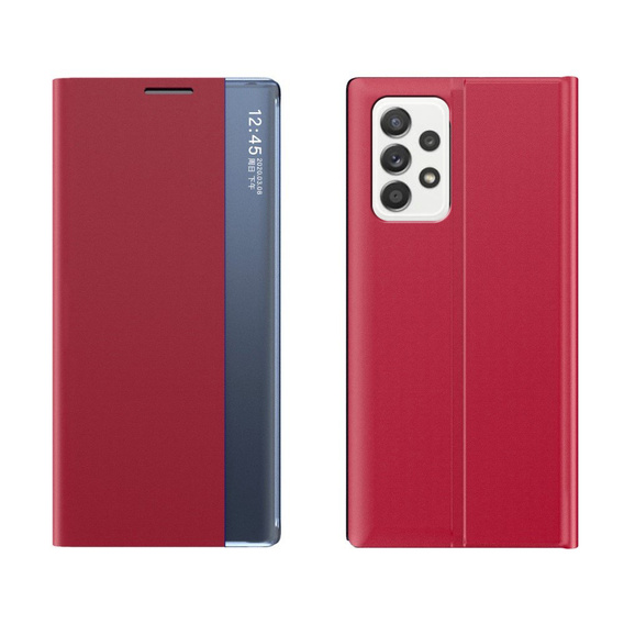 Husă cu clapetă pentru Samsung Galaxy A32 5G, Side View, roșu