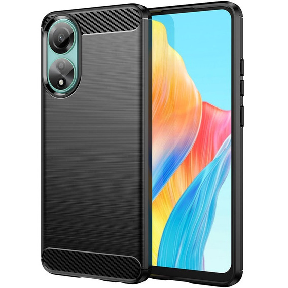 Huse pentru Oppo A78 4G, Carbon, negru