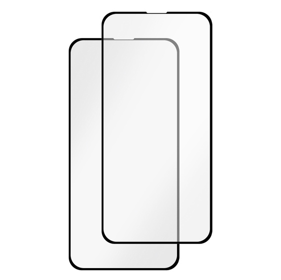 2x Sticlă temperată pentru iPhone 13 Mini, ERBORD Easy App Full Screen Protector