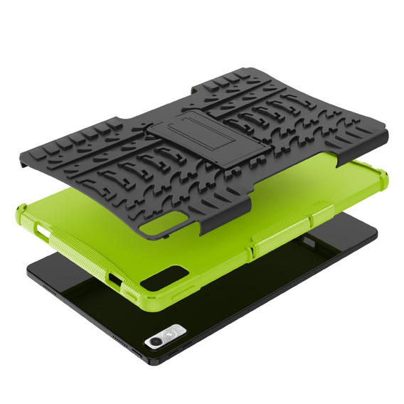 Huse pentru Lenovo Tab P11 Gen 2, Tire Armor, verde