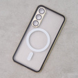 Carcasa Magnetic Dual Glass MagSafe pentru Samsung Galaxy S23, de aur