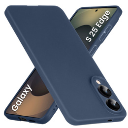 Caz subțire pentru Samsung Galaxy S25 Edge, Slim, albastru închis