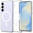 Carcasă Spigen Ultra Hybrid MagSafe pentru Samsung Galaxy S25 Ultra, transparentă / albă