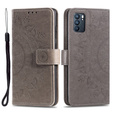 Cu clapetă pentru Oppo Reno6 5G, Mandala, gri
