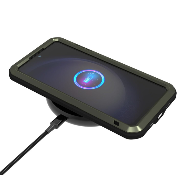 Husă blindată cu sticlă temperată pentru Samsung Galaxy S25 FE