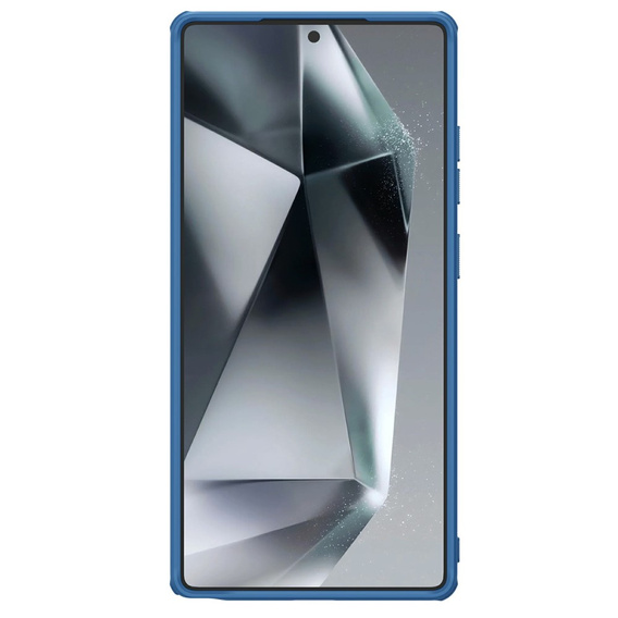 Carcasă NILLKIN pentru Samsung Galaxy S25 Ultra, Super Frosted Shield Case, albastru
