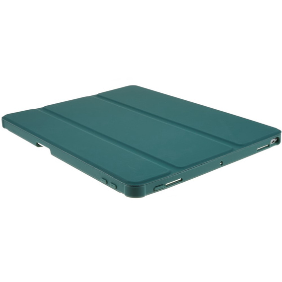 Husă pentru iPad 10.2 2021 / 2020 / 2019, Smartcase Hybrid, cu spațiu pentru stylus, verde închis