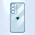 Huse pentru Samsung Galaxy S25 FE, Electro heart, albastru