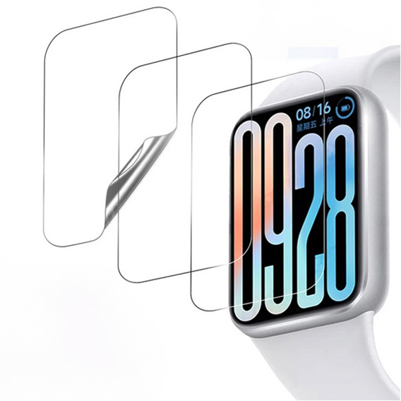 3x ERBORD Hydrogel Foil pentru Xiaomi Smart Band 9 Pro