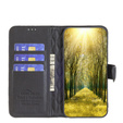 Cu clapetă pentru Infinix Hot 40i, Wallet, BINFEN COLOR, negru