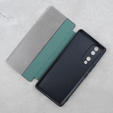 Husă cu clapetă pentru Honor 70 5G, Side View, verde