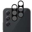 2x ERBORD sticlă călită ERBORD pentru camera pentru Samsung Galaxy A34 5G, negru