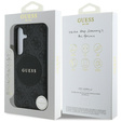 Husă GUESS 4G Circle Classic Logo MagSafe pentru Samsung Galaxy S25
