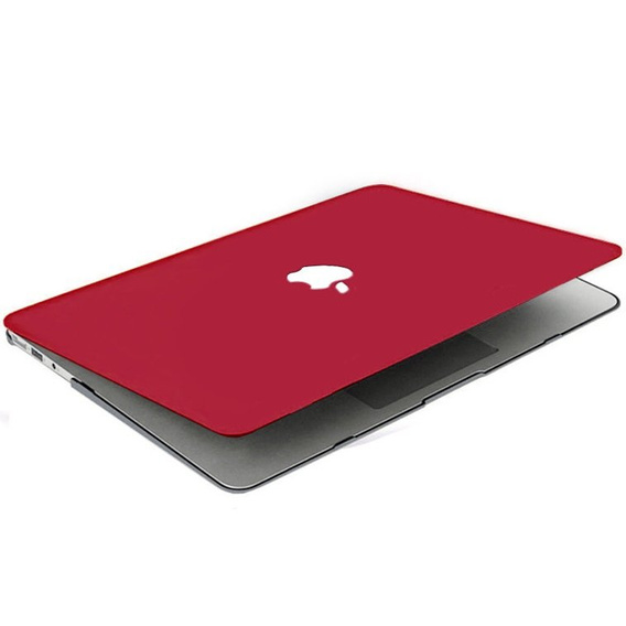 Husă pentru MacBook Air 13 A2337 M1 A2179 A1932, HardShell, roșu