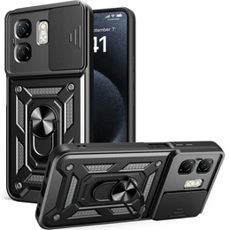 Husă blindată pentru Infinix Hot 50i 4G, CamShield Slide, negru