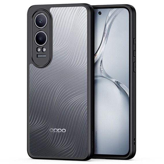 Husa DuxDucis pentru OnePlus Nord CE4 Lite, Aimo case, transparent / negru