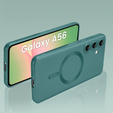 Carcasă pentru Samsung Galaxy A56, ColorMag, pentru MagSafe, verde + sticlă călită 9H