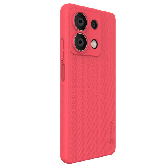 Carcasă NILLKIN pentru Xiaomi Redmi Note 13 5G, Super Frosted Shield Case, roșu