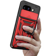 Husă blindată pentru Google Pixel 9A, CamShield Slide, roșu