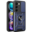 Husă blindată pentru Infinix Hot 50 4G, CamShield Slide, albastru