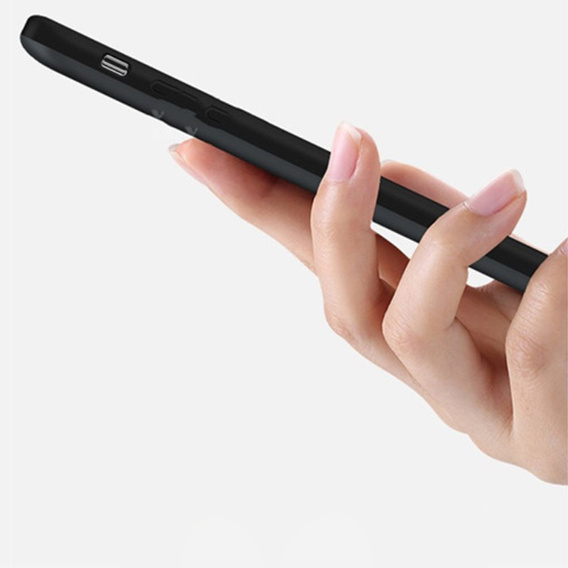 Husă cu baterie de 4800mAh pentru Samsung Galaxy S22, negru