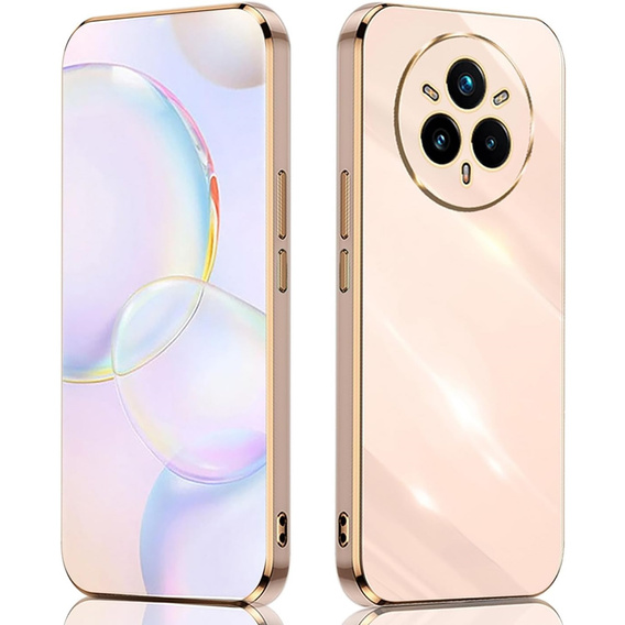 Husă pentru Realme 14 Pro+ 5G, Glamour CamShield, roz rose gold
