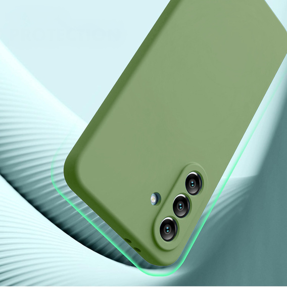 Husa pentru Samsung Galaxy A56 5G, Silicone Lite, verde