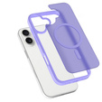 Carcasă Matt pentru iPhone 17, pentru MagSafe, violet translucid