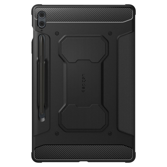 Husă SPIGEN Rugged Armor Pro pentru Samsung Galaxy Tab S9 FE+ 12.4" (X610/X616B) – Neagră